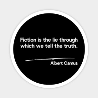 Albert Camus Typography Quote Magnet